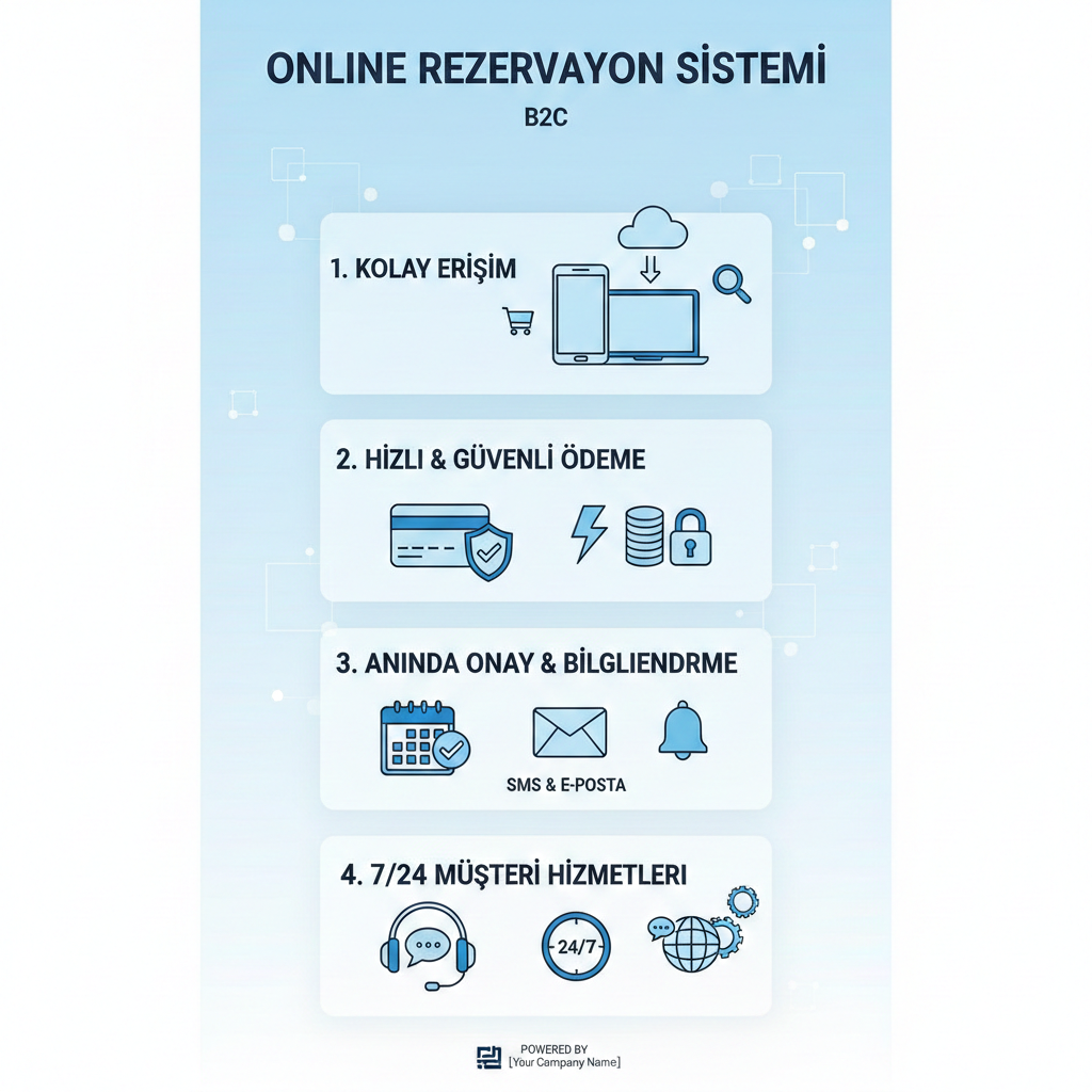 Turizm B2C Yazılımı